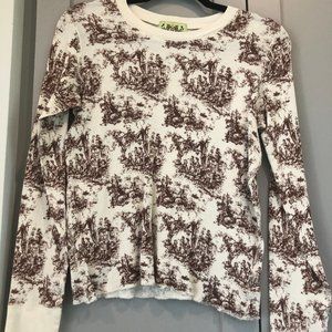 Juicy Couture Long Sleeve Top- Large